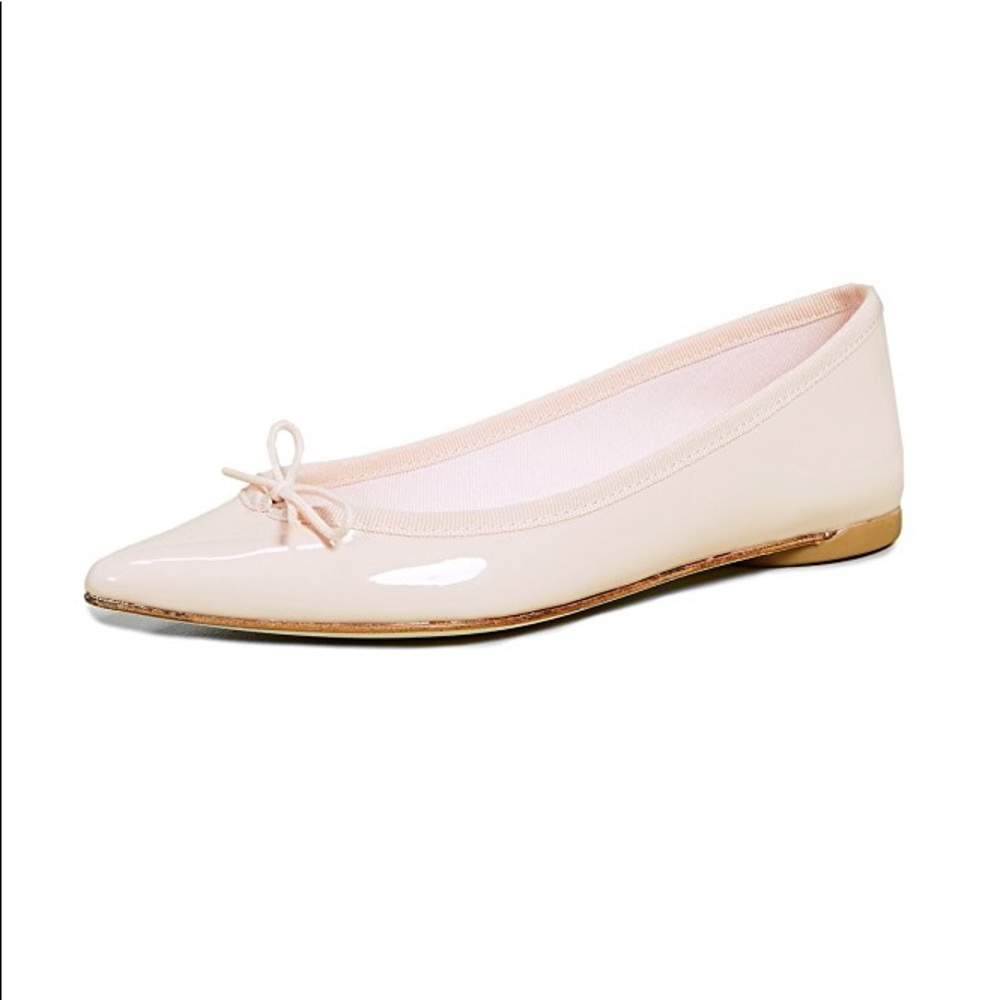 BNIB Repetto Flat Ballet Pink Patent Leather sz 36